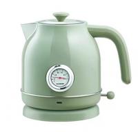 Электрический чайник Xiaomi Qcooker Electric Kettle Retro+temp, с температурным датчиком, 1,7л (Green)