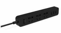 Сетевой фильтр Xiaomi Mi USB Power Strip 3 розетки + 3 USB (Black/Черный)