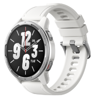 Смарт-часы Xiaomi Mi Watch S1-Active (1,43"), серебристый корпус, белый ремешок (Moon White)