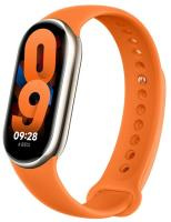 Фитнес-браслет Xiaomi Mi Band 8, силиконовый ремешок (Оrange/Оранжевый)