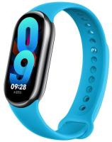 Фитнес-браслет Xiaomi Mi Band 8, силиконовый ремешок (Blue/Синий)