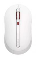 Мышь-bluetooth Xiaomi Miiiw Wireless Office Mute Mouse (White+Red/Белый с красным)