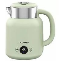 Электрический чайник Xiaomi Qcooker Electric Kettle Retro+temp 1,5л (Green)