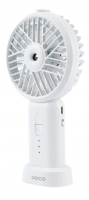 Вентилятор портативный Xiaomi Doco Humidifer + Fan 2000mAh (White/Белый)
