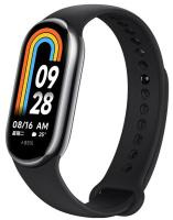 Фитнес-браслет Xiaomi Mi Band 8, силиконовый ремешок (Black/Черный)