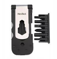 Мультитул велосипедный Xiaomi NexTool Multi-functional Bicycle (Black+Silver/Черный и серебро)