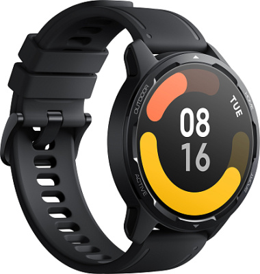 Смарт-часы Xiaomi Mi Watch S1-Active (1,43"), черный корпус, черный ремешок (Space Black)