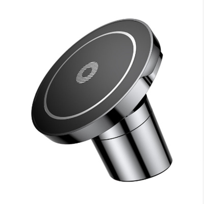 Автомобильный держатель с беспроводной зарядкой Auto Qi Baseus Magnetic (Black/Черный)
