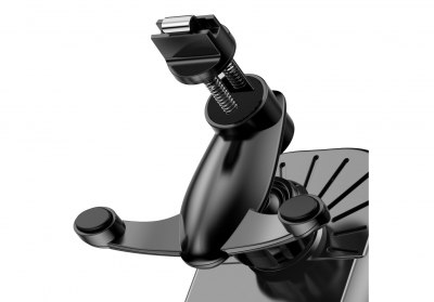 Автомобильный держатель с беспроводной зарядкой Auto Qi Baseus Car Charger Smart (Black/Черный)