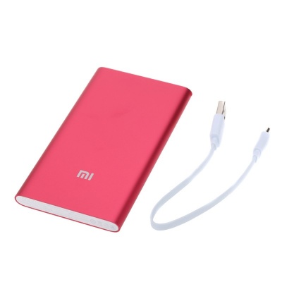 Внешний аккумулятор Xiaomi Mi Power Bank 5000 mAh (Pink/Розовый)
