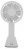 Вентилятор портативный Xiaomi VH Yu Fan 2000mAh (White/Белый)