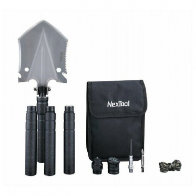 Тактический посох-лопата Xiaomi NexTool Outdoors Multifunctional Shovel 1000mm (Black/Черный)
