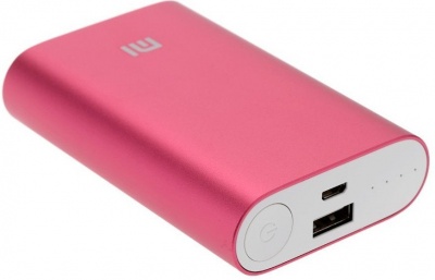 Внешний аккумулятор Xiaomi Mi Power Bank 10000 mAh (Pink/Розовый)