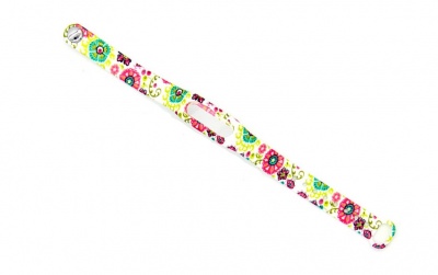 Ремешок для Mi Band 1/2 Xiaomi Band White&Colors Flower