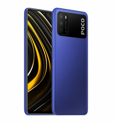 POCO M3 4/64 Gb (Cool Blue/Синий)