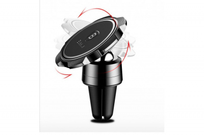 Держатель смартфона Baseus Gyro Magnet Car (Silver/Серебро)