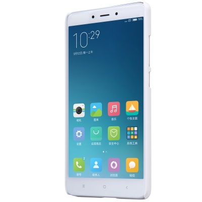 Чехол для Xiaomi Redmi Note 4 Nillkin Super Frosted Shield White (Белый)