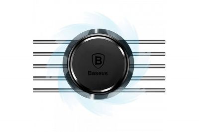 Держатель смартфона Baseus Gyro Magnet Car (Silver/Серебро)