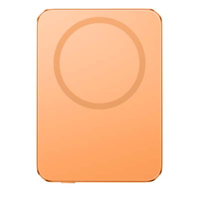 Портативный аккумулятор Xiaomi UltraThin Magnetic Power Bank 5000mAh 15W (Radiant Orange/Оранжевый)
