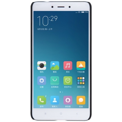 Чехол для Xiaomi Redmi Note 4 Nillkin Super Frosted Shield Black (Черный)
