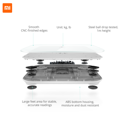 Весы-Bluetooth Xiaomi Mi Smart Scale (Белый)
