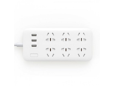 Сетевой фильтр Xiaomi Mi Smart Power Strip 6+3USB (White/Белый)