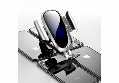 Автомобильный держатель Baseus Future Gravity Car Holder (Silver/Серебро)