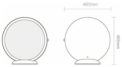 Зеркало для макияжа Xiaomi Jordan&Judy LED Makeup Mirror NV534 (White/Белый)
