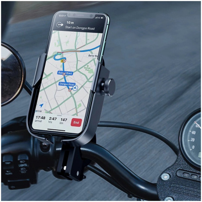 Держатель смартфона велосипедный Baseus Armor Bicycle Holder (Silver/Серебро)