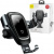 Автомобильный держатель с беспроводной зарядкой Auto Qi Baseus Gravity Mount (Black/Черный)