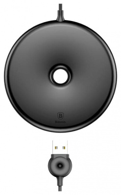 Беспроводное зарядное устройство Qi Baseus Donut Charger (Black/Черный)