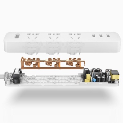 Сетевой фильтр Xiaomi Mi USB Power Strip 3 розетки + 3 USB (White/Белый)