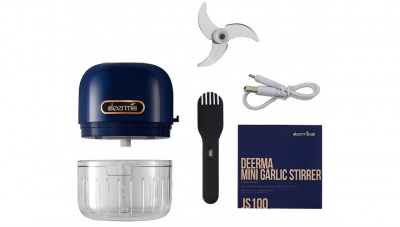 Измельчитель Xiaomi Deerma Pro Mini Garlic Stirrer JS200 150ml (Blue/Синий)
