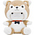 Игрушка мягкая Xiaomi Mi Rabbit 25cm Shiba Inu (White+ivory)