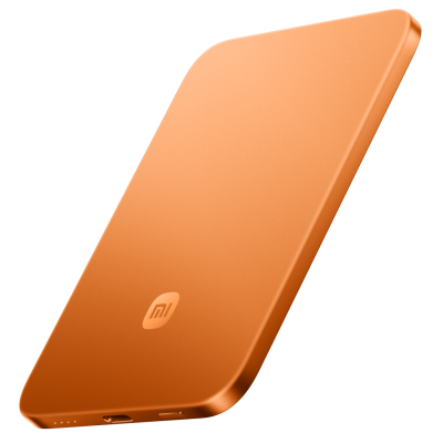 Портативный аккумулятор Xiaomi UltraThin Magnetic Power Bank 5000mAh 15W (Radiant Orange/Оранжевый)