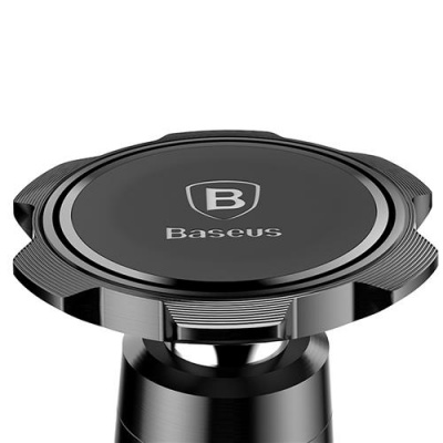 Держатель смартфона Baseus Gyro Magnet Car (Black/Черный)