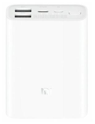 Портативный аккумулятор Xiaomi Mi Power Bank Pocket Ed. 10000mAh (White/Белый)