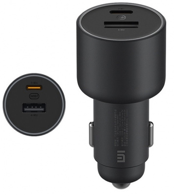 Автомобильное зарядное устройство Xiaomi Mi Car Charger 1A1C 1xUSB-C&1xUSB-A*9500mAh 100W