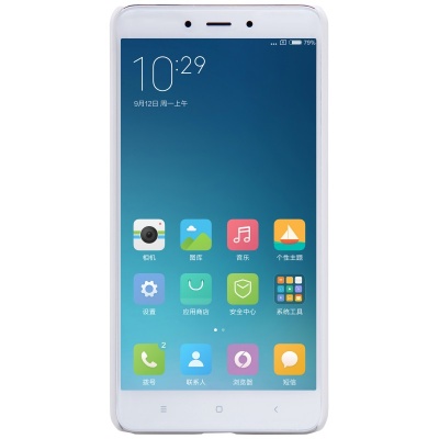 Чехол для Xiaomi Redmi Note 4 Nillkin Super Frosted Shield White (Белый)