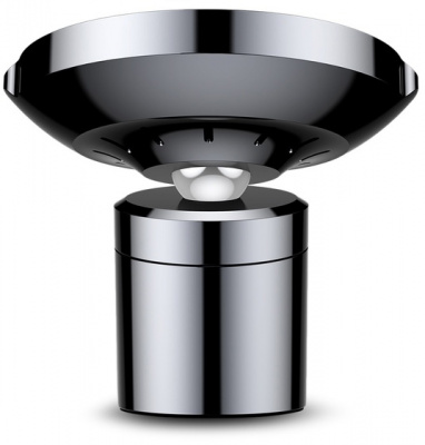Автомобильный держатель с беспроводной зарядкой Auto Qi Baseus Magnetic (Black/Черный)