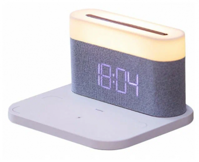 Часы-Будильник VFZ Light + Qi Alarm Clock (White/Белый)