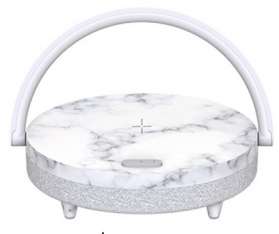 Акустика Xiaomi Ezvalo Wireless Charging Lamp +Qi +Bluetooth Marble Pattern