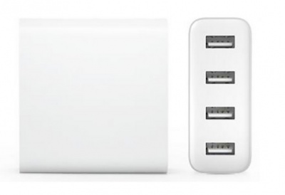Сетевое зарядное уст-во Xiaomi Mi 4xUSBx2.4A 35W (White/Белый)