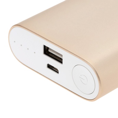 Внешний аккумулятор Xiaomi Mi Power Bank 10000 mAh (Gold/Золотой)