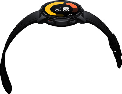 Смарт-часы Xiaomi Mi Watch S1-Active (1,43"), черный корпус, черный ремешок (Space Black)