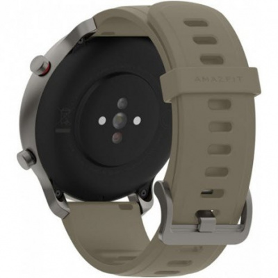 Смарт-часы Xiaomi Amazfit GTR 47mm Titanium +Fluororubber strap (Silver/Brown)