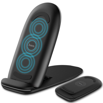 Беспроводное зарядное устройство Qi Hoco CW7 (Black/Черный)