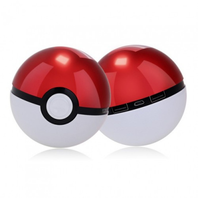 Портативный аккумулятор PokeBall 12000mAh (Red/Красный)