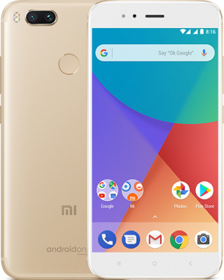 Смартфон Xiaomi Mi A1 32GB/4GB (Gold/Золотой)