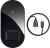 Беспроводное зарядное устройство Qi Baseus Simple 2in1 Wireless Charger (Black/Черный)